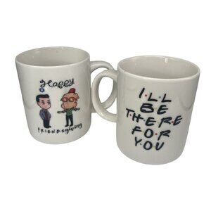 2 Friends TV Show-Inspired Mugs Happy Friendsgiving/I'll Be There For You 10 Oz